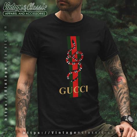 black Gucci snake shirt